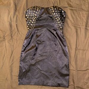 Little black dress!  Studded strapless w/pockets! Has attachments NEVER WORN